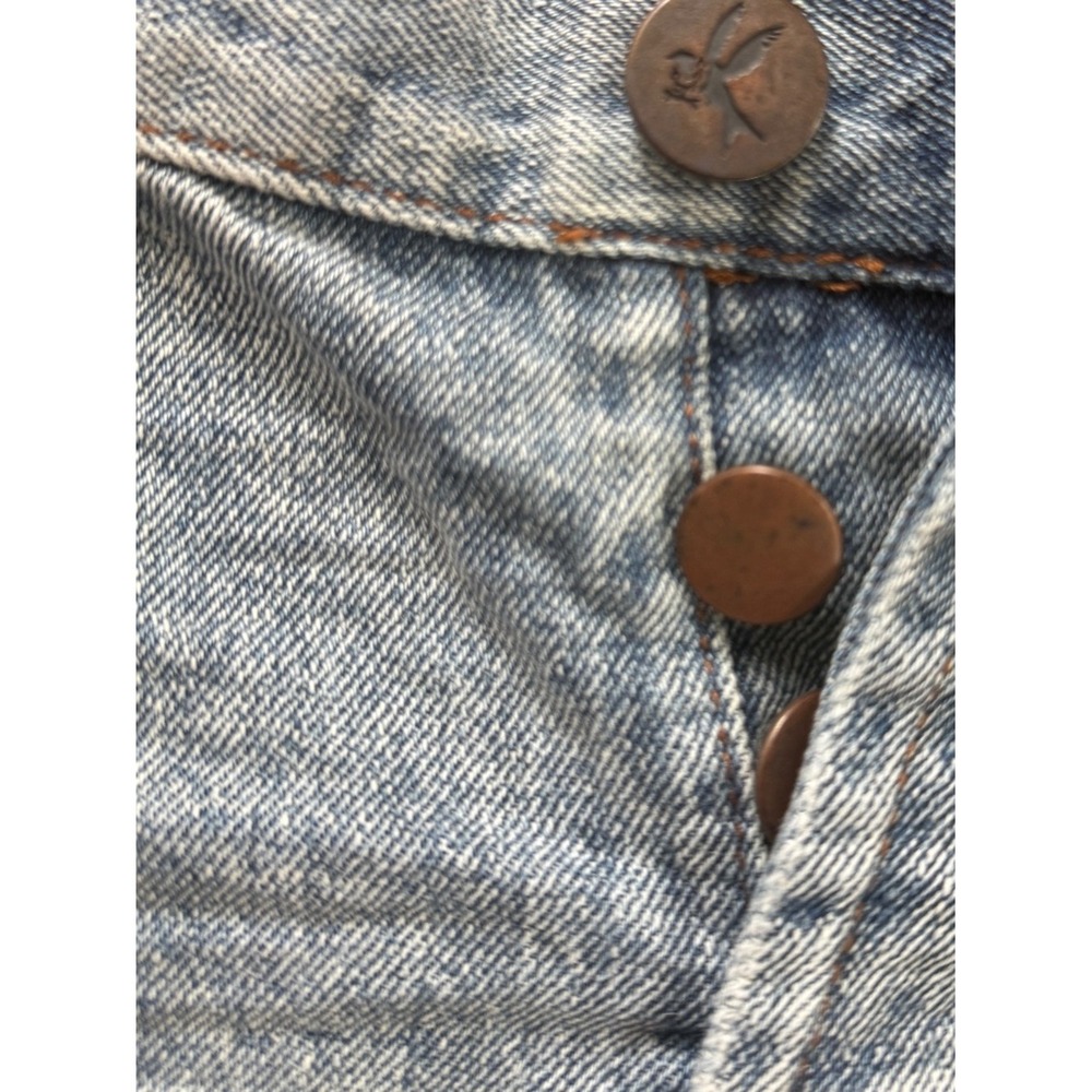 One Teaspoon Dukes Bonita Low Waist Denim Shorts Size 12 Distressed Cutoff - Picture 5 of 10